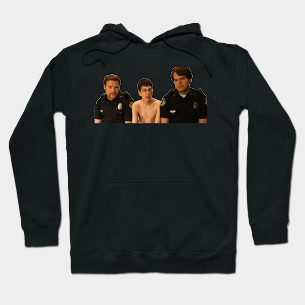 Superbad - Police and McLovin Hoodie by ghjura